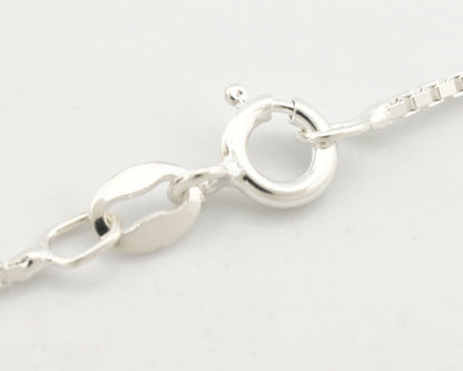 Navajo Necklace .925 Silver Painted House Turquoise Signed Sun C.1980's