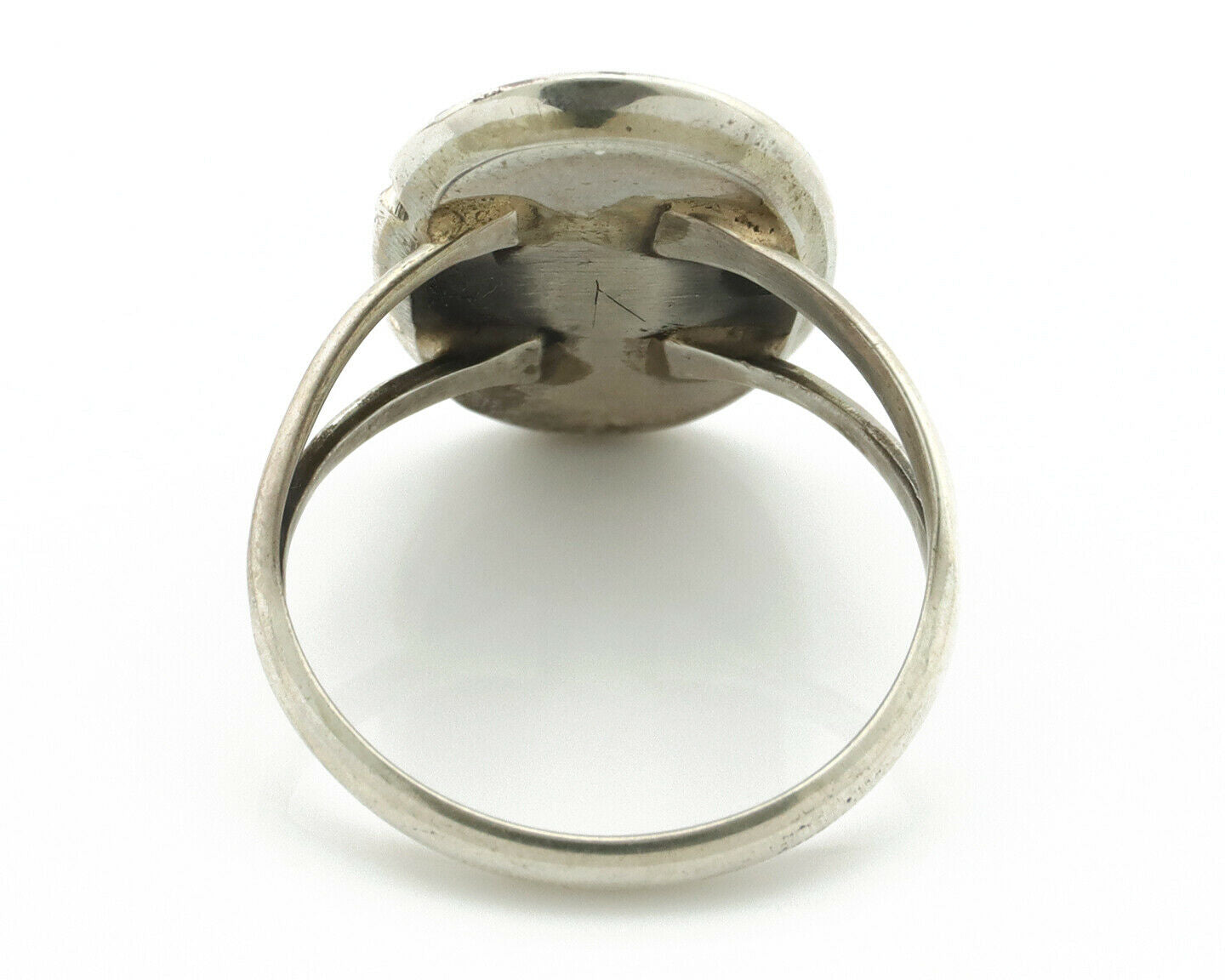 Navajo Ring .925 Silver Arizona Turquoise Native American Artist Handmade C.80's