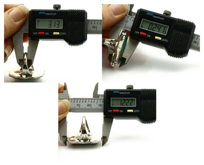 Navajo Ring .925 Silver Natural Aqua Turquoise Signed Apache C.80's