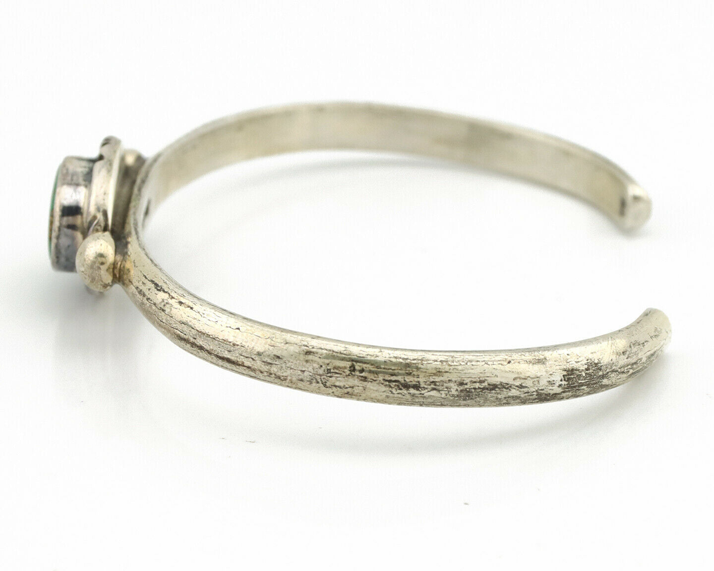 Navajo Bracelet .925 Silver Royston Turquoise Native American Artist C.90's