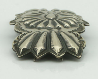 Women's Navajo Hair Clip .925 Silver Handmade Native Artist C.80's