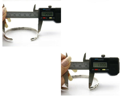 Navajo Bracelet .925 Silver Hand Stamped Arrow Head Artist Begay & Montoya C80s