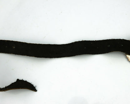 Navajo Concho Belt .925 Silver Hand Stamped Artist Signed TC C.80's