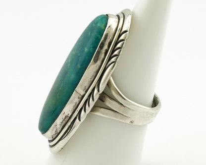 Navajo Ring .925 Silver Blue Southwest Turquoise Artist William Denetdale C.80's