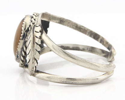 Navajo Bracelet .925 Silver SOLID Silver Tiger Eye Artist Native American C.75