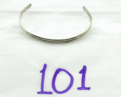Navajo Toddler Child's Bracelet .925 SOLID Silver Native American Artist C.90's