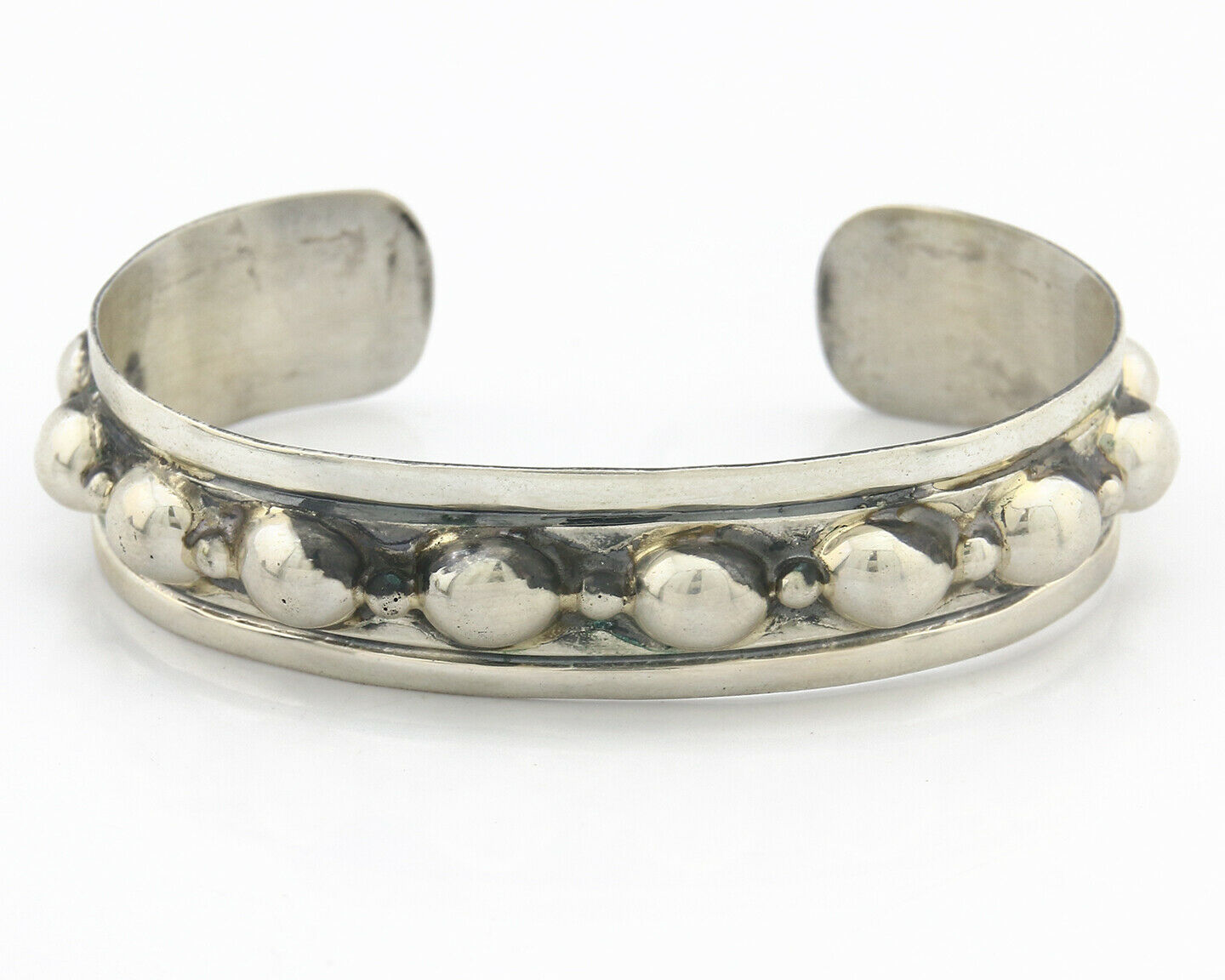 Navajo Bracelet .925 SOLID Silver Handmade Artist C Montoya C. 1980's