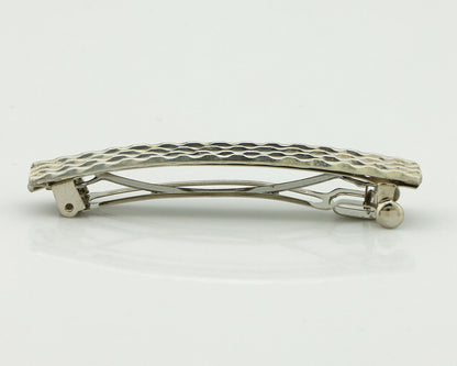 Women's Navajo Hair Clip .925 Silver Handmade Native Artist C.80's