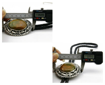 Navajo Bolo Tie .925 Silver Royster Turquoise C.80's Native American