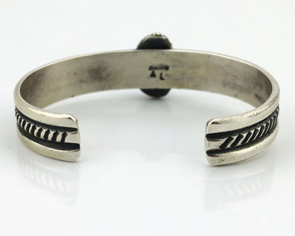 Women's Navajo .925 Silver Blue Natural Turquoise Artist Signed AL C.80's