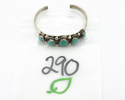 Women's Navajo .925 Silver Turquoise Mountain Native American Artist C.80's