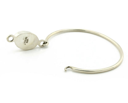 Navajo Bracelet .925 Silver Blue Arizona Turquoise Native American Artist C.90's