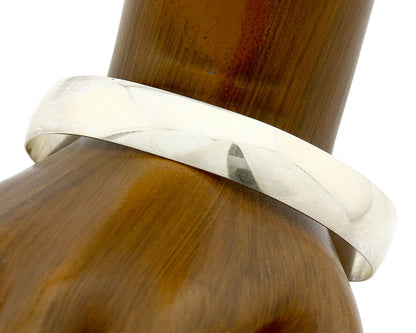 Navajo Handmade Bracelet .925 Silver Native Artist TAHE 80's