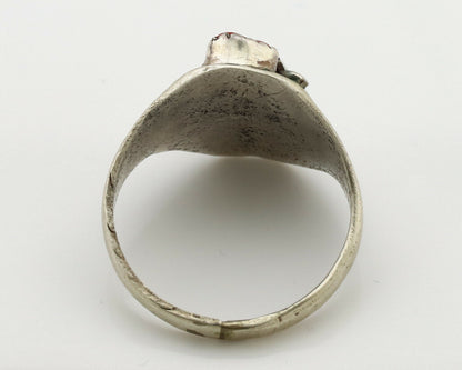 Navajo Ring .925 Silver Sleeping Beauty Turquoise Native Artist C.1980's