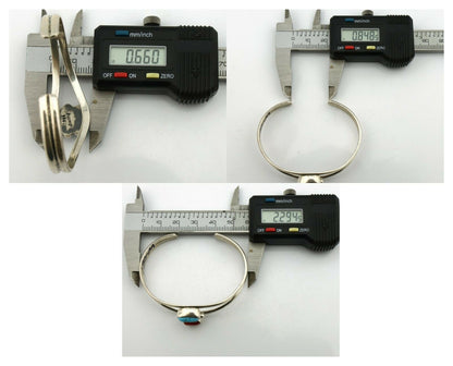 Navajo Bracelet .925 Silver Coral & Turquoise Artist Native American Artist C.90