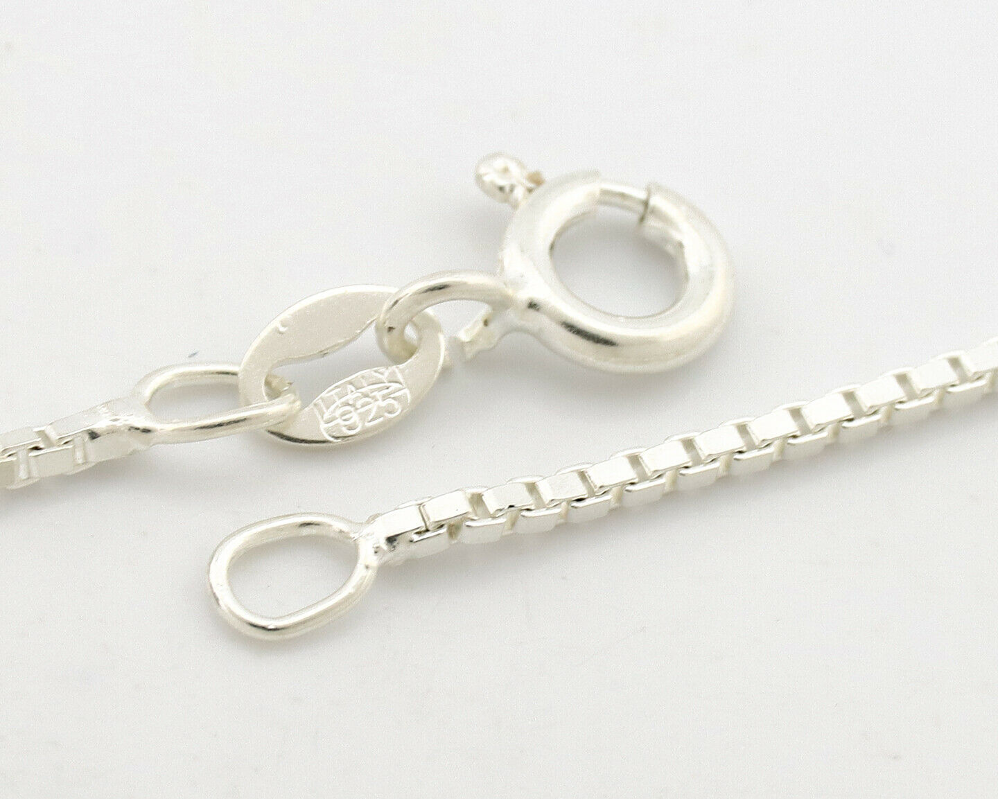 Navajo Necklace .925 Silver Spiderweb Turquoise Signed RM C.1980's