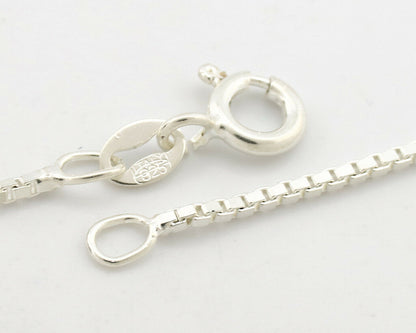 Navajo Necklace .925 Silver Spiderweb Turquoise Signed RM C.1980's