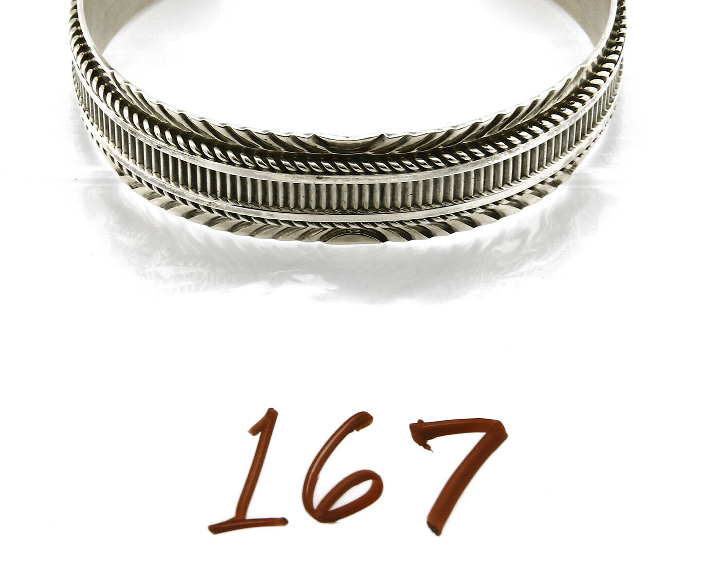 Women's Navajo Bracelet .925 Silver Handmade Cuff Signed L. James C.1980's