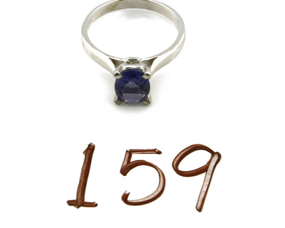 Women's Natural Tanzanite Ring 18k SOLID White Gold 2.5 Approximate TCW