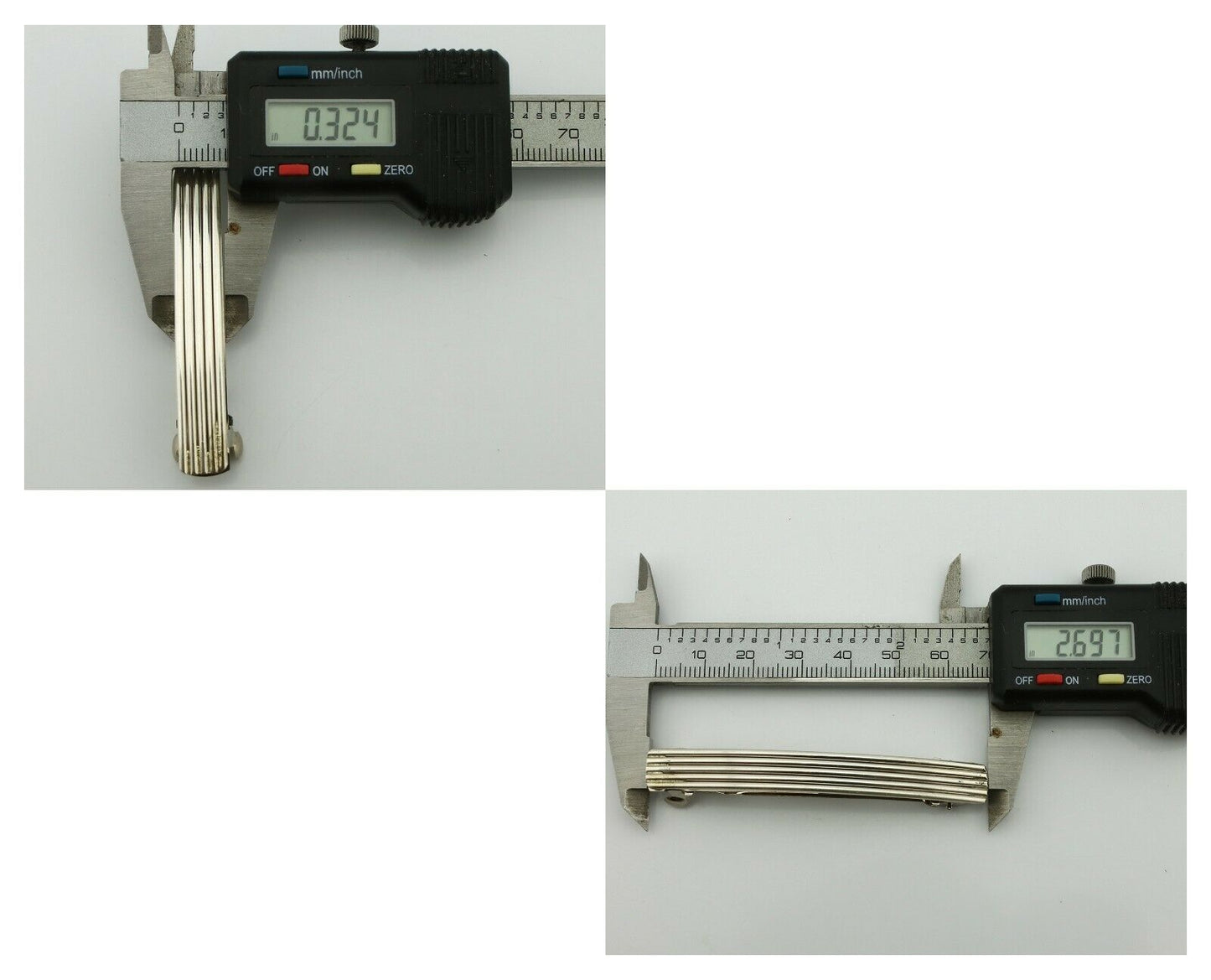 Women's Navajo Hair Clip .925 Silver Handmade Native Artist C.80's