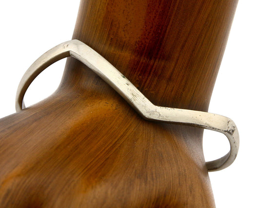 Navajo Bracelet .925 Silver Handmade Sand Cast Native American Artist Circa 70's