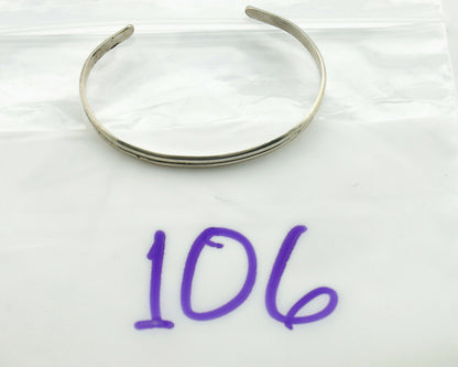 Navajo Toddler Child's Bracelet .925 Solid Silver Native American Artist C.80's