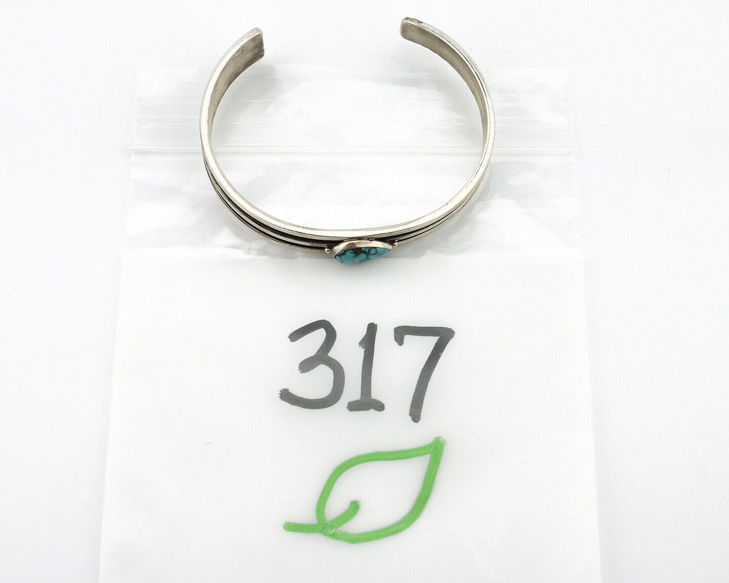 Women's Navajo .925 Silver Blue Spiderweb Blue Turquoise Native American C.80's