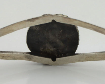 Women's Navajo Bracelet 925 Silver Natural Pink Mussel Native American C.80's