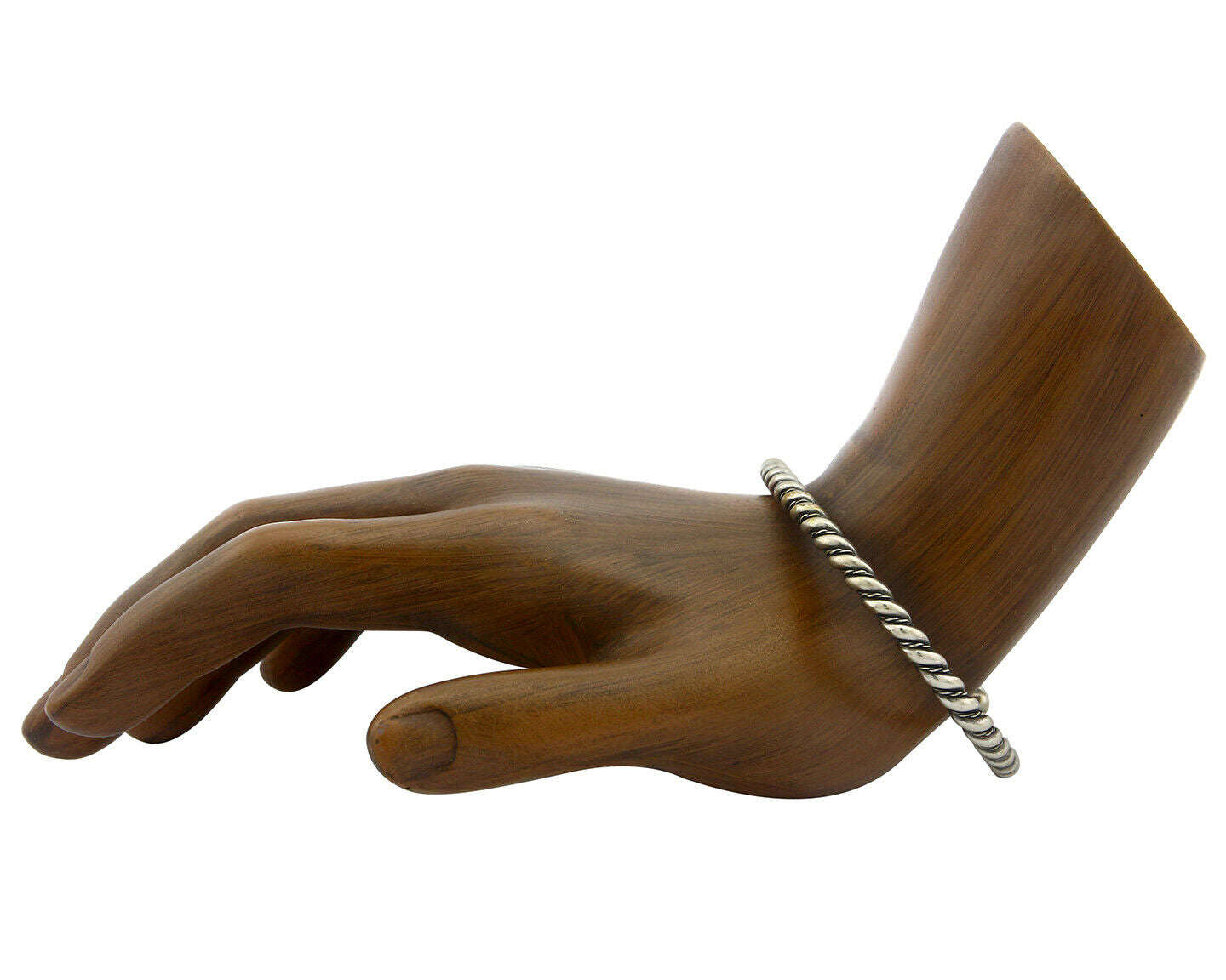 Navajo Bracelet .925 SOLID Silver Handmade Artist Tahe Circa Late 1980's