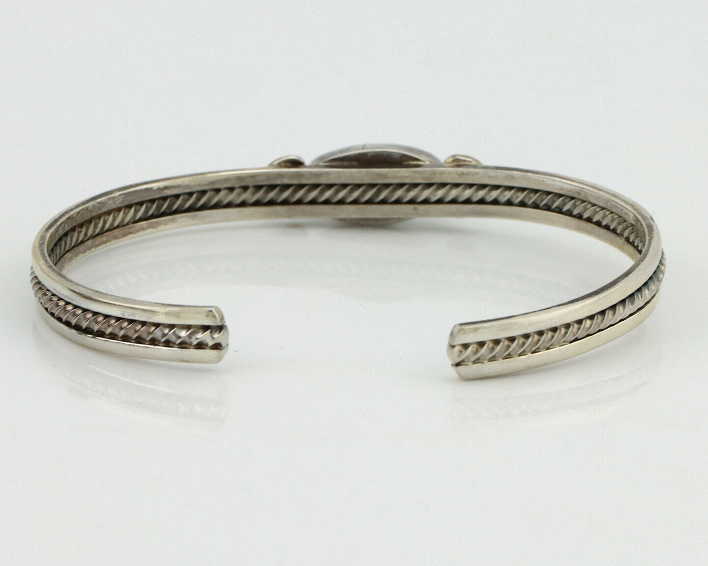 Women's Navajo .925 Silver Kingman Turquoise Artist Inca MFG Circa 1990's