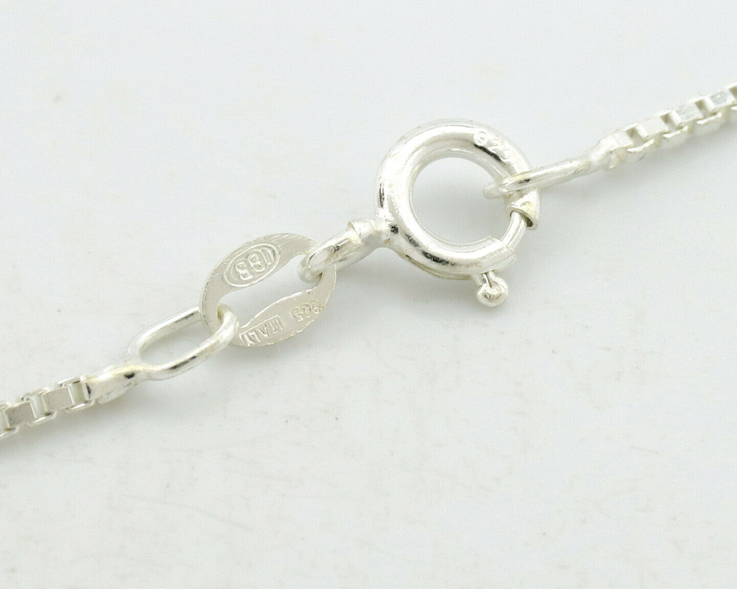 Navajo Necklace .925 Silver Variscite Signed JR C.1980's