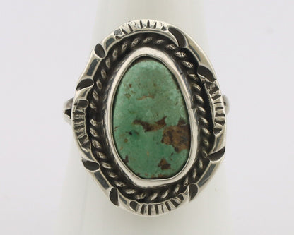 Navajo Handmade Ring 925 Silver Southwest Turquoise Native Artist C.80's