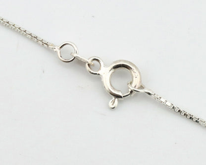 Navajo Handmade Inlaid Gemstone Pendant .925 Silver Signed SN C.80's