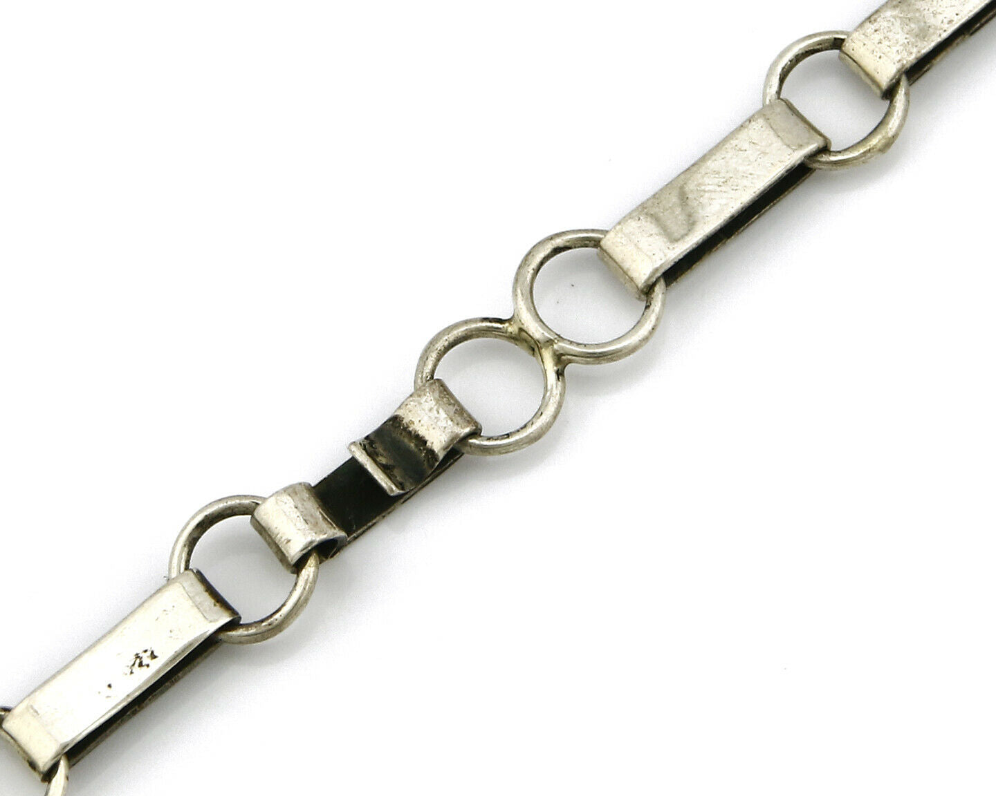 Women's Navajo Necklace Onyx .925 Silver Signed Denetdale