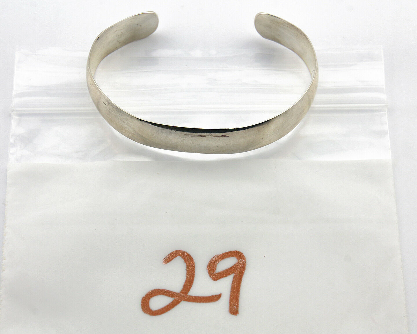 Navajo Handmade Bracelet .925 Silver Native Artist TAHE 80's