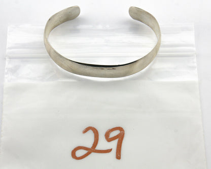 Navajo Handmade Bracelet .925 Silver Native Artist TAHE 80's