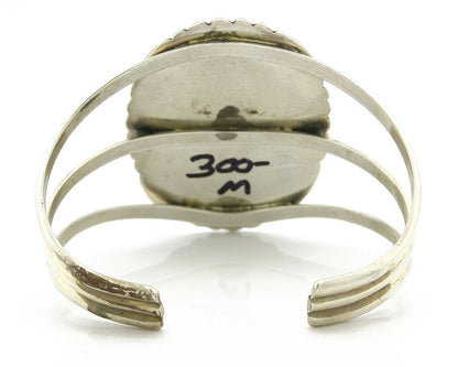 Navajo Bracelet .925 Silver Turquoise Mtn Artist Native American C.80's