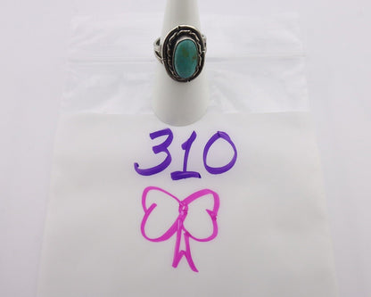 Navajo Handmade Ring 925 Silver Southwest Turquoise Native Artist C.80's