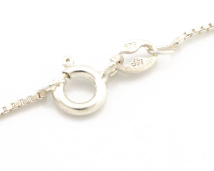 Navajo Necklace 925 Silver Natural Oyster Artist Signed ChaRay Circa 1988