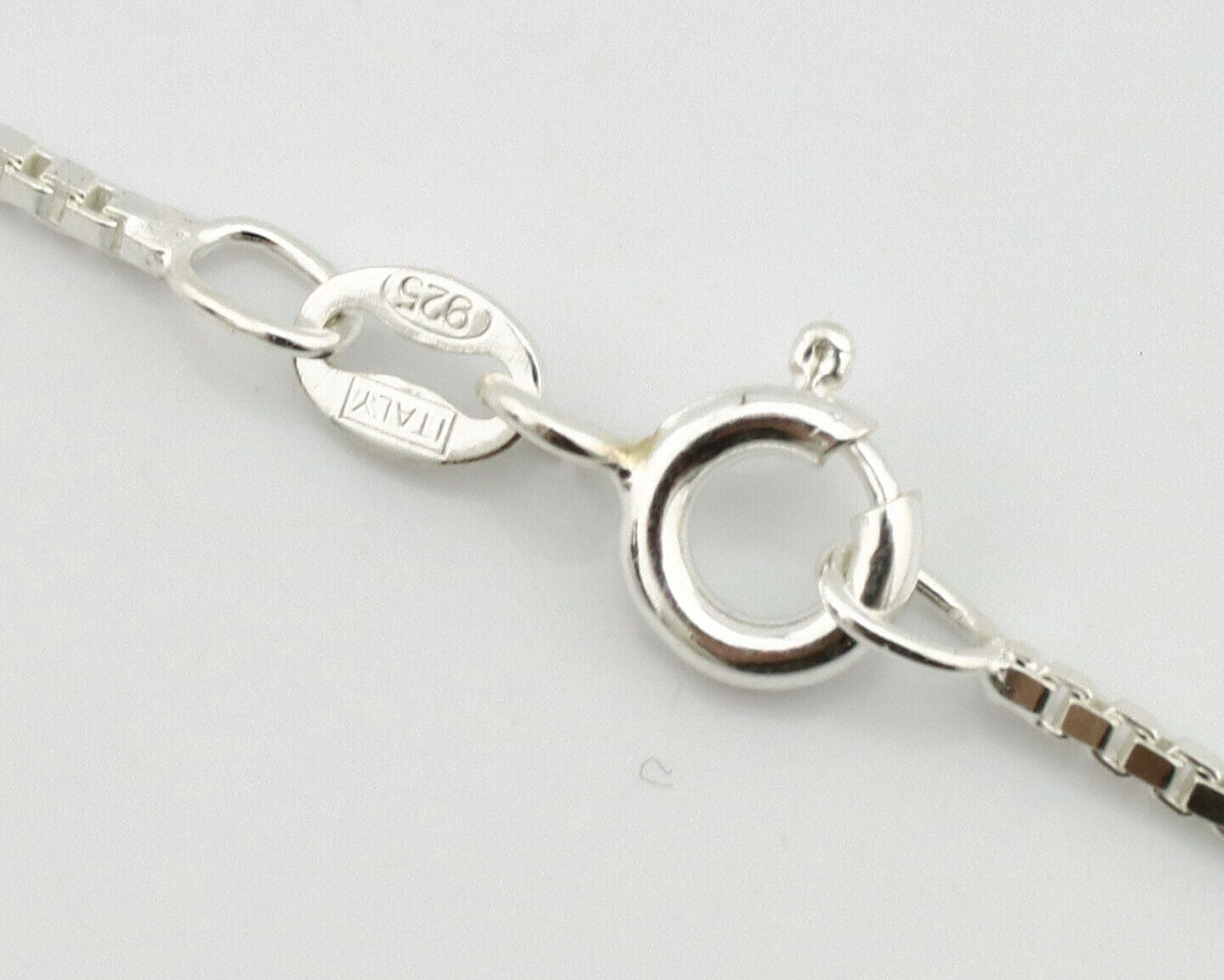 Navajo Necklace .925 Silver Kingman Turquoise Signed JY C.1980's