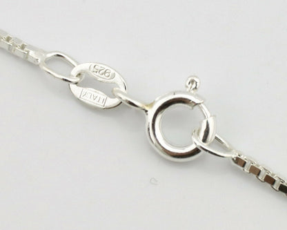 Navajo Necklace .925 Silver Kingman Turquoise Signed JY C.1980's