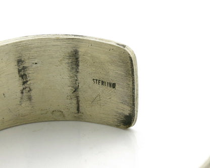Hopi Bracelet .925 Silver Handmade Kokopelli Corn Sun Overlay Cuff