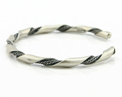 Navajo Handmade Bracelet .925 Silver Native Artist Se C.80's