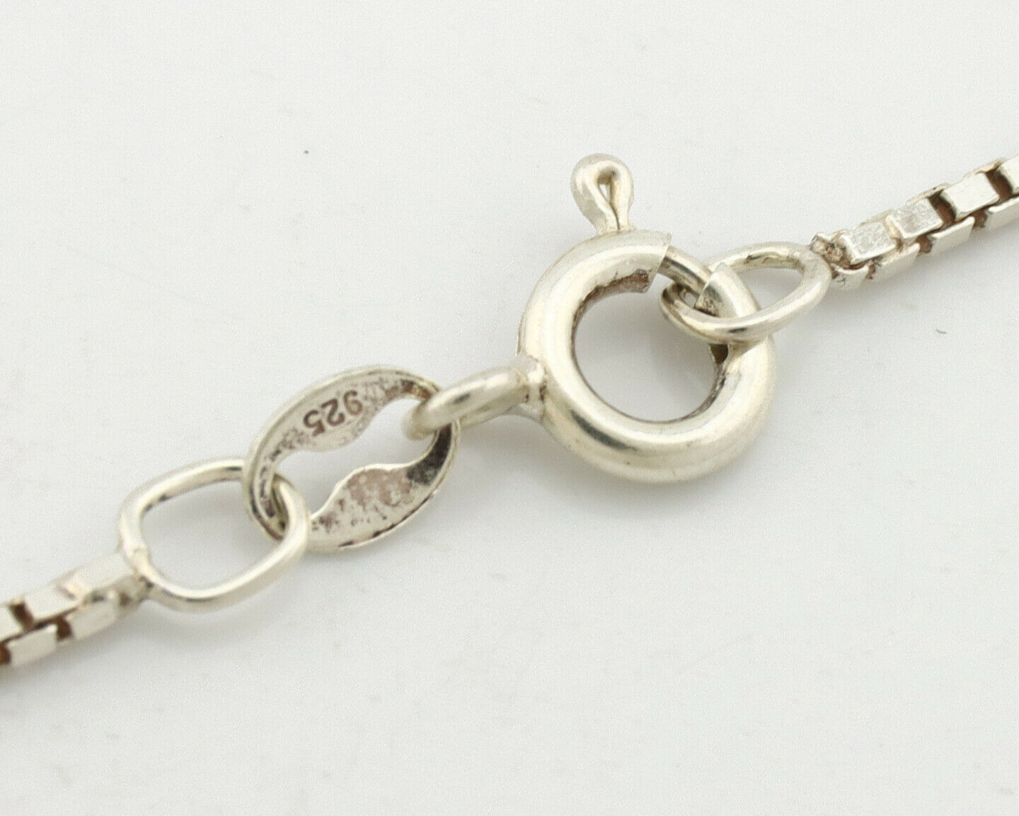 Navajo Handmade Pendant Necklace .925 Silver Artist Signed Sunrise C.80's