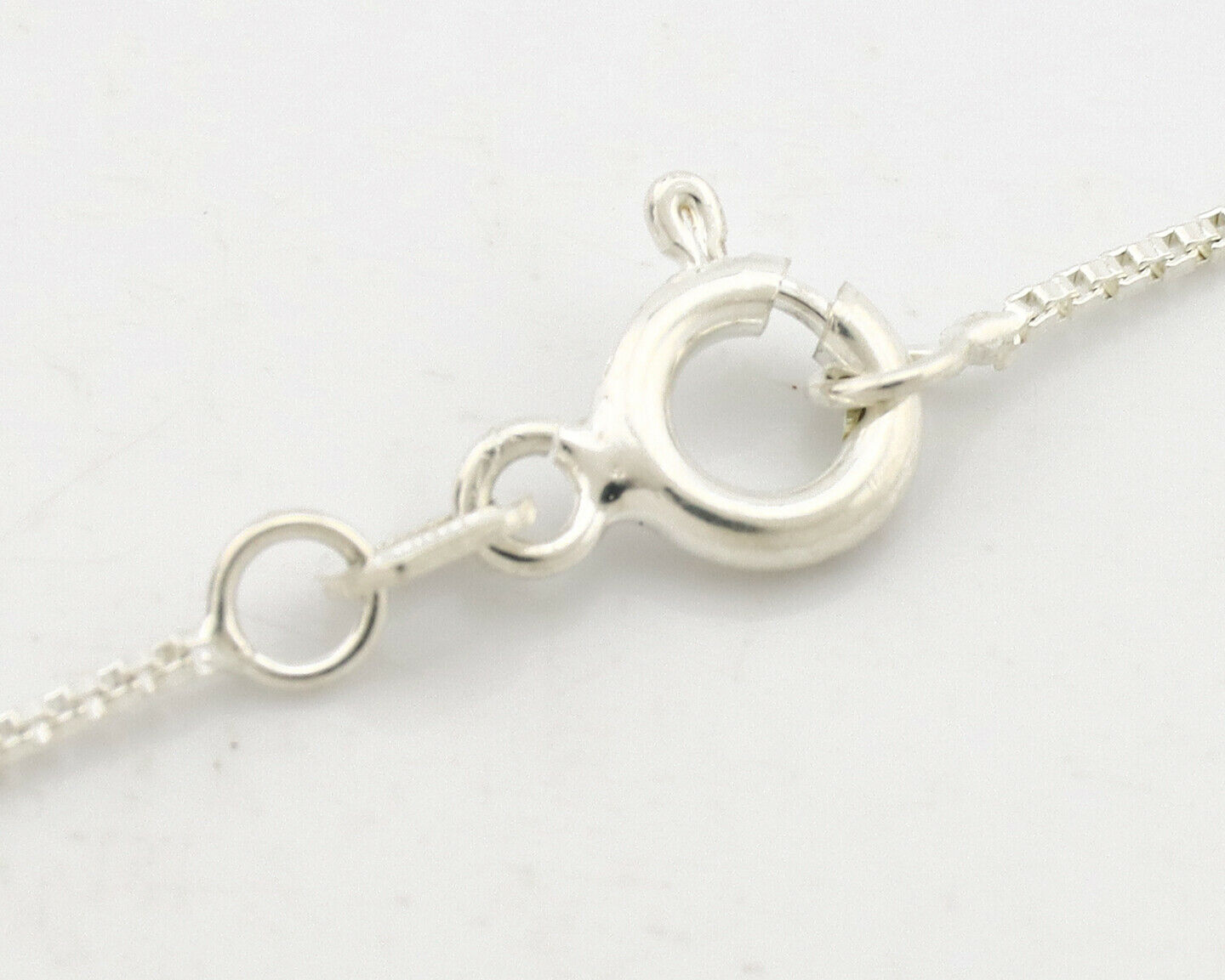 Navajo Necklace .925 Silver Morenci Turquoise Signed Anna Begay C.1980's