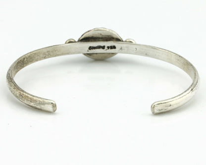 Navajo Bracelet .925 Silver Royston Turquoise Native American Artist C.90's
