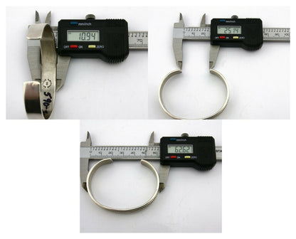 Navajo Bracelet SOLID .925 Silver & 12K Gold Filled Signed B Morgan C.80's