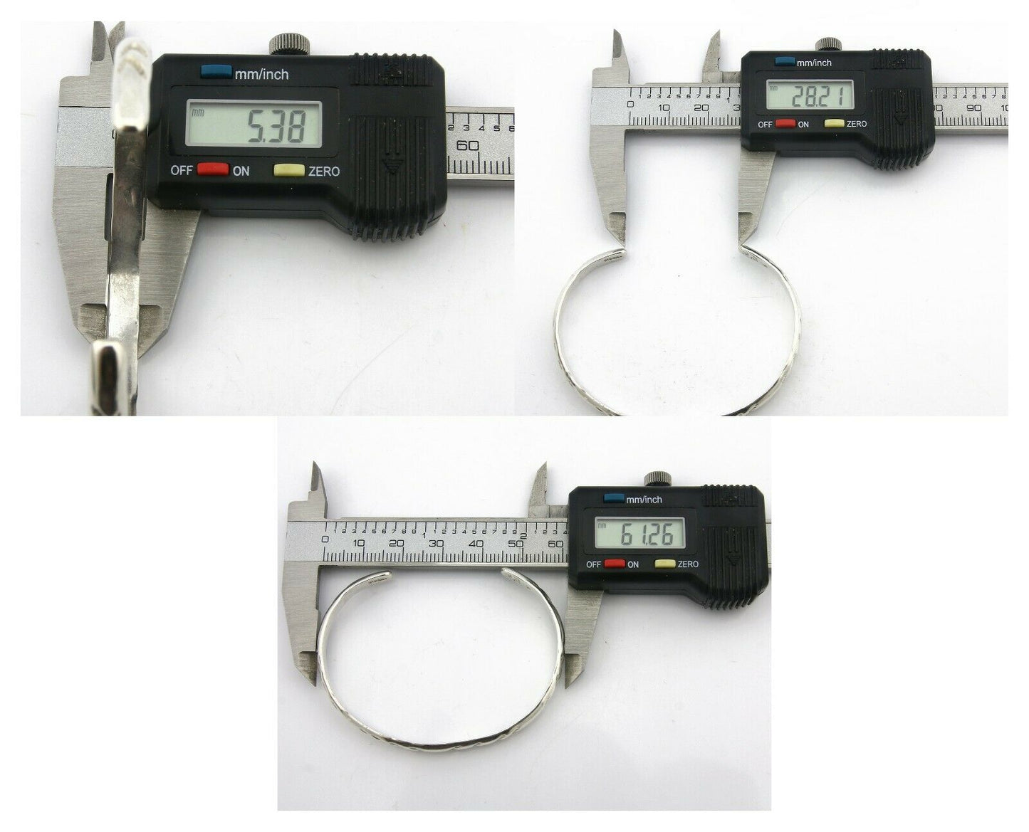 Navajo Bracelet .925 Silver Hand Stamped Arrow Head Artist Montoya C.80's