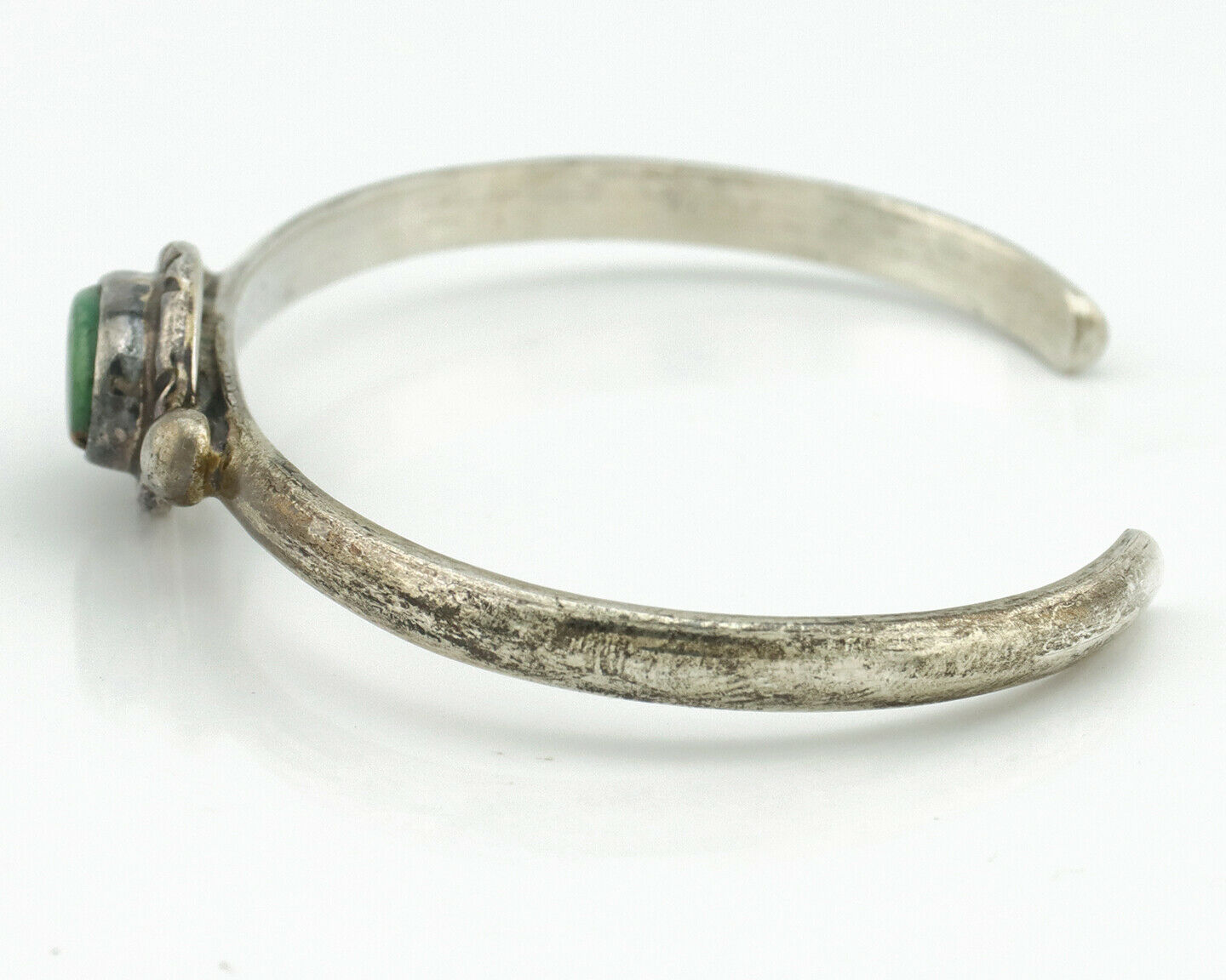 Navajo Bracelet .925 Silver Royston Turquoise Native American Artist C.90's