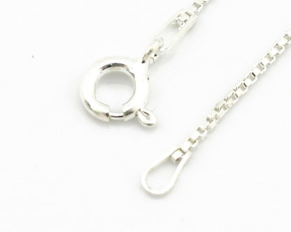 Navajo Necklace .925 Silver Kingman Turquoise Signed Gecko C.1980's